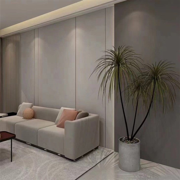 Solid Wooden Veneer Half Round Wall Paneling Board Pine Wood Wall Cladding