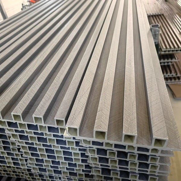 Indoor Wpc Wall Panel Ceiling Wpc Slat Panel Cover Marble Color