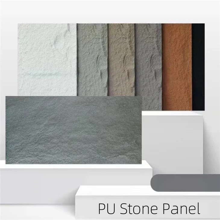 PU Stone Wall Paneling Board Artificial Interior Rock Wall Board Decoration
