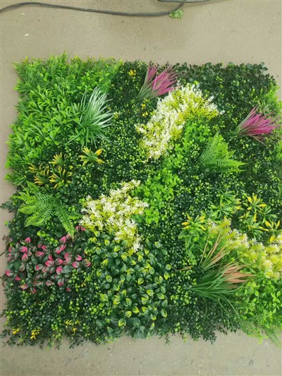 گیاهان مصنوعی دیوار تزئینی چمن سبز