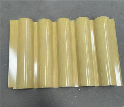 نمای بیرونی پانل دیواری گرد آلومینیومی استیل رنگی